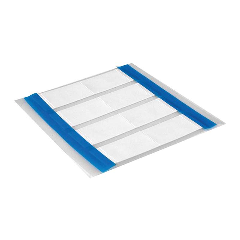 ShrinkTrak Labels, 1 sided Unslit, 0.38" White 250/bx